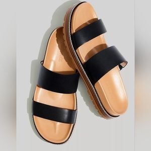 Madewell Charley Double Strap Slide Sandal